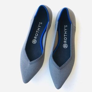 Rothy’s Grey The Point Flat Size 9